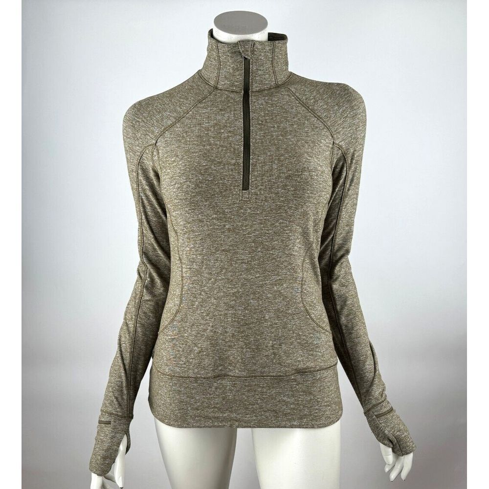 Lululemon Rush Hour 1/2 Zip Long Sleeve Pullover Women‎ 6 EUC Stretch Jacket Gym
